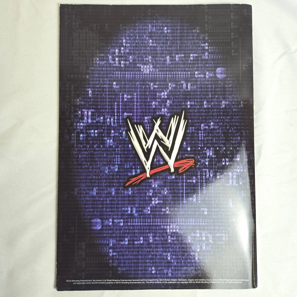 WWE World Wrestling Entertainment Official Souvenir Program‎ Vintage 2002
